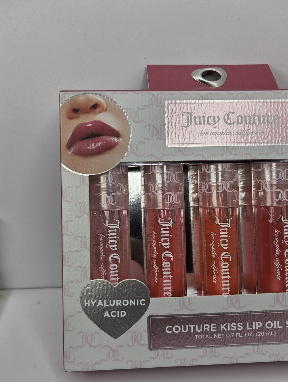 💕▪️Juicy Couture▪️ Couture Kiss Lip Oil Set - Pink, Coral & Red Tones Set Of 5 - Picture 4 of 5